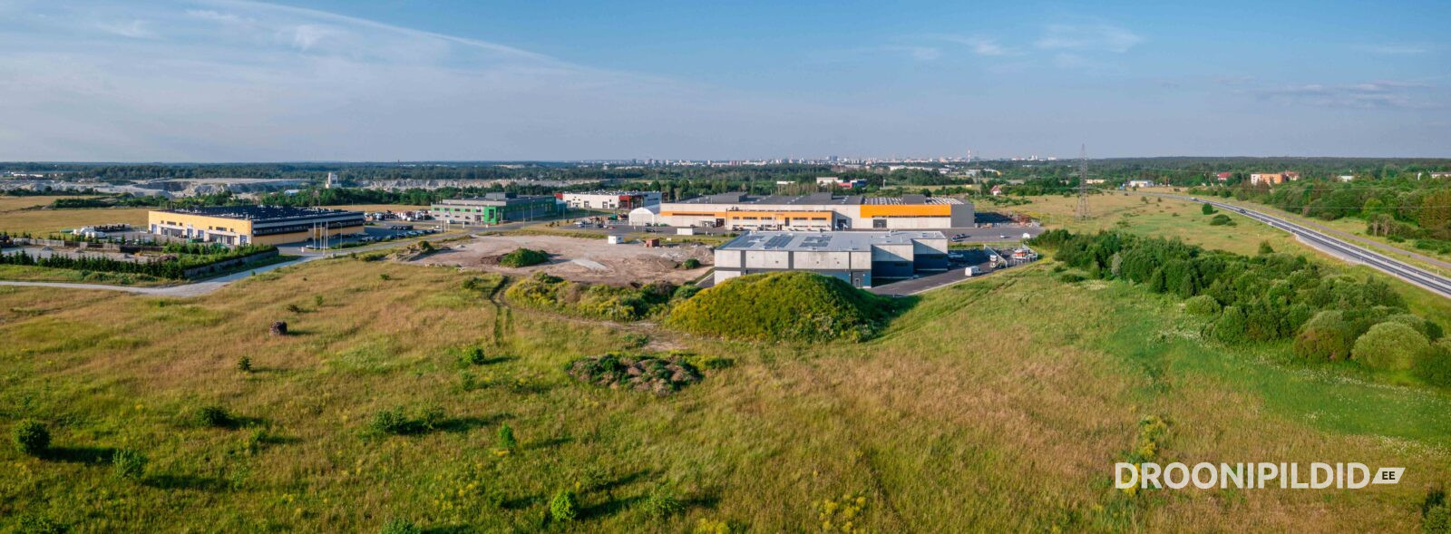 droonipildid, droonipildid.ee, allika tööstuspark, suvi