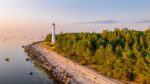 Eesti saared, Eesti, Saxby tuletorn, Läänemaa, Saxby lighthouse, Saxby majakas, suvi, Vormsi, Vorsmi saar, Vormsi sadam