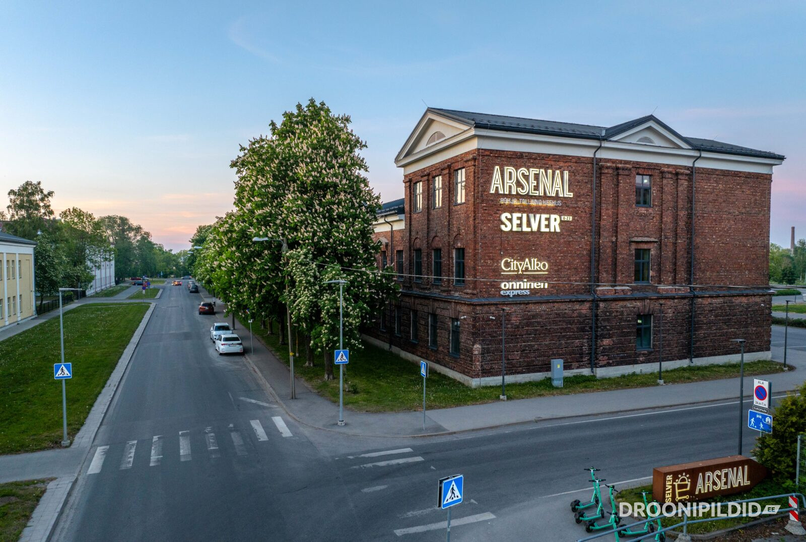 Arsenal, Arsenali Keskus, Arsenali Selver, Põhja-Tallinn, Põhja-Tallinna Keskus, droonifotod, droonipildid arhitektuurist