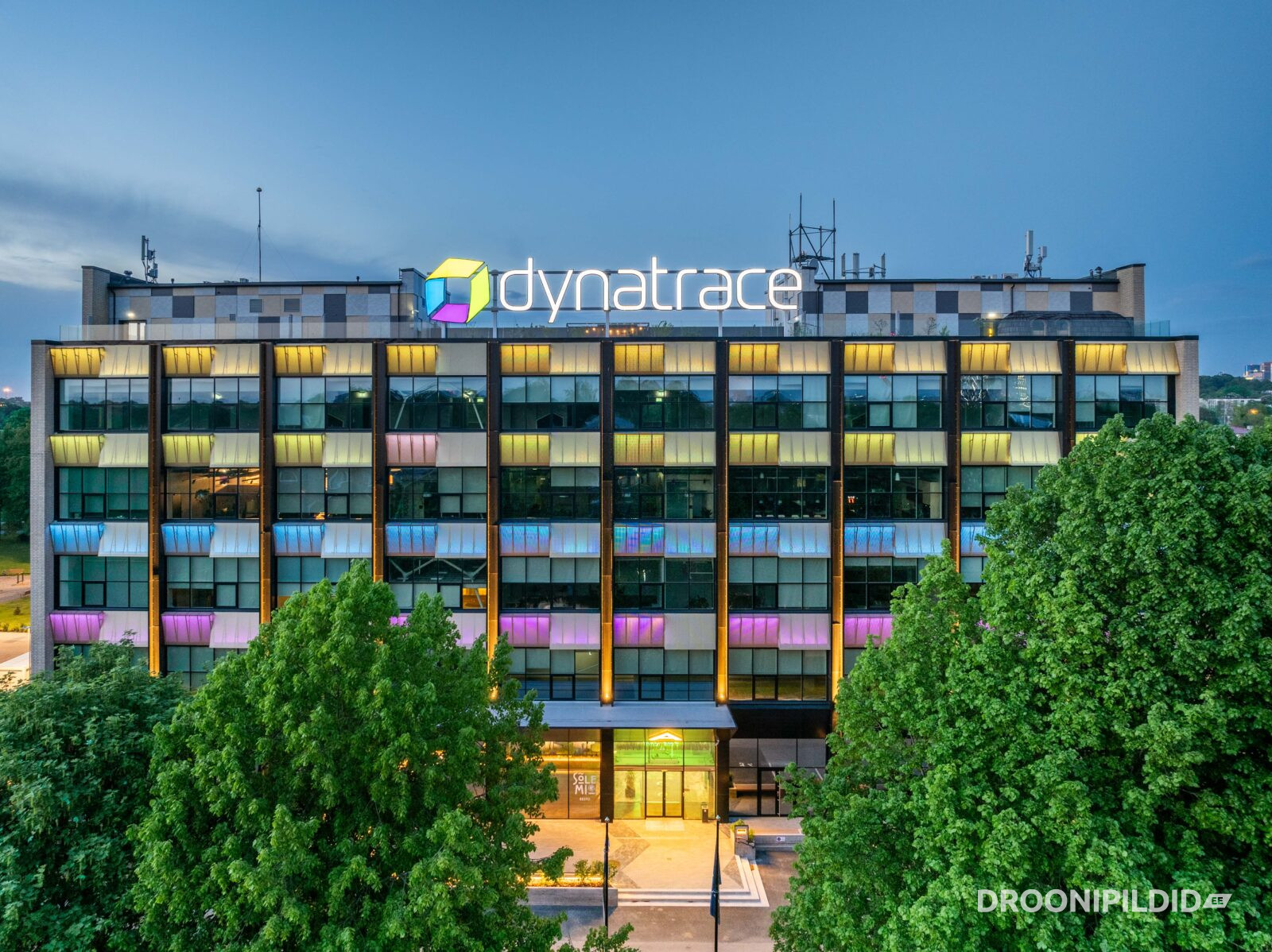 Dynatrace, Dynatrace hoone, Sõle 14, kinnisvara droonipildid, EKE, Eke Eesti, EKE AS