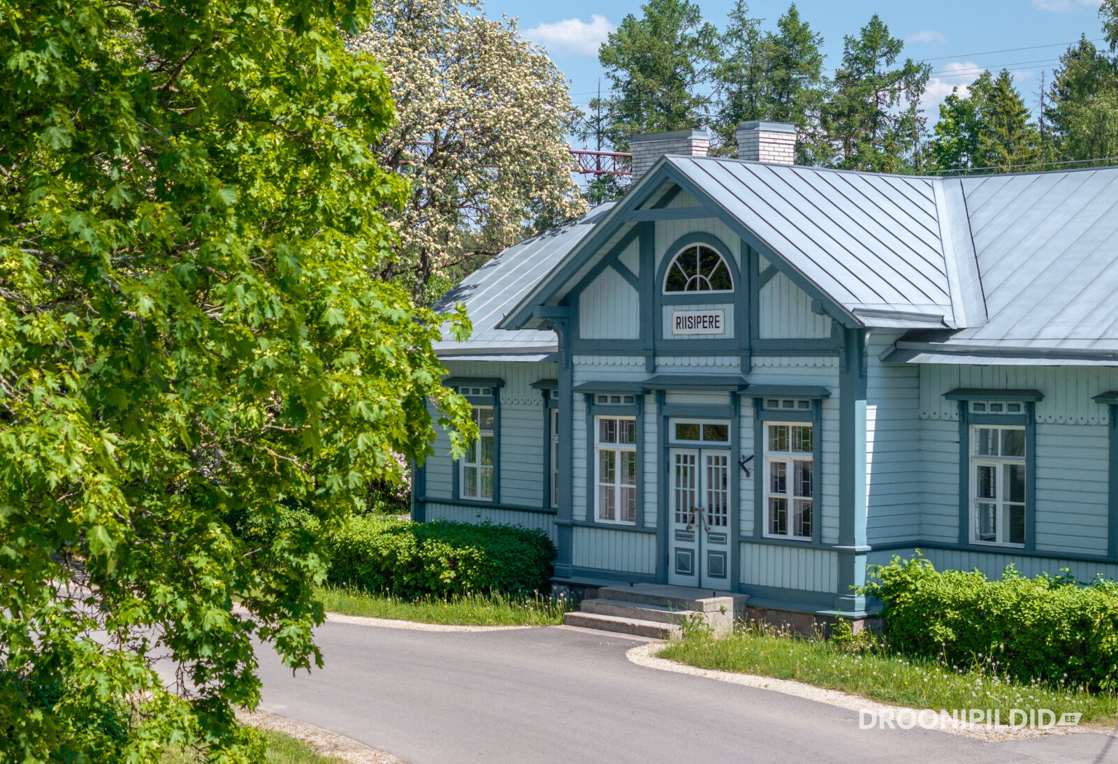 Riisipere, Raudteejaamad, Eesti raudteejaamad, Riisipere Raudteejaam, Riisipere rongipeatus, Riisipere perroon, Riisipere jaamahoone