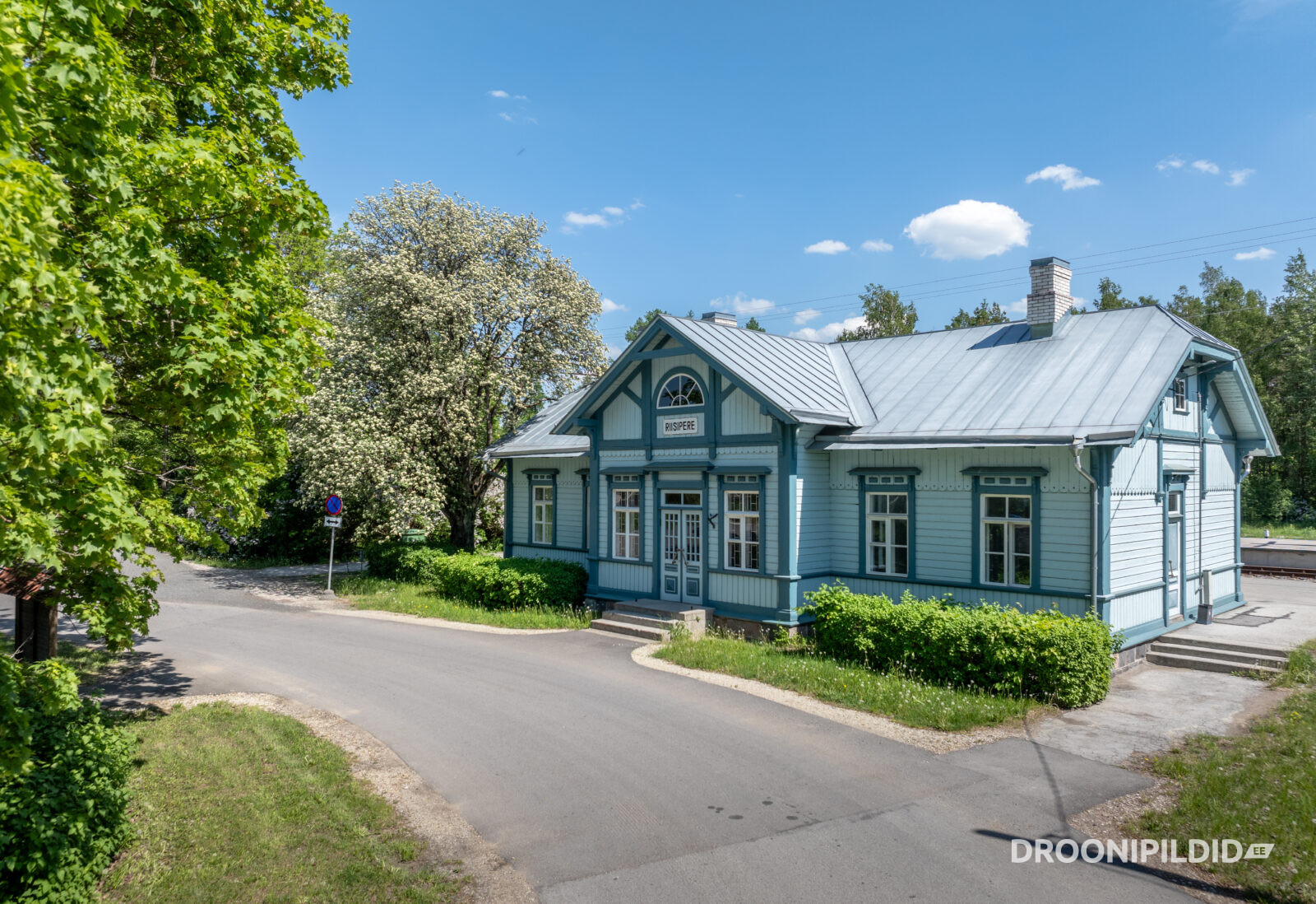 Riisipere, Raudteejaamad, Eesti raudteejaamad, Riisipere Raudteejaam, Riisipere rongipeatus, Riisipere perroon, Riisipere jaamahoone