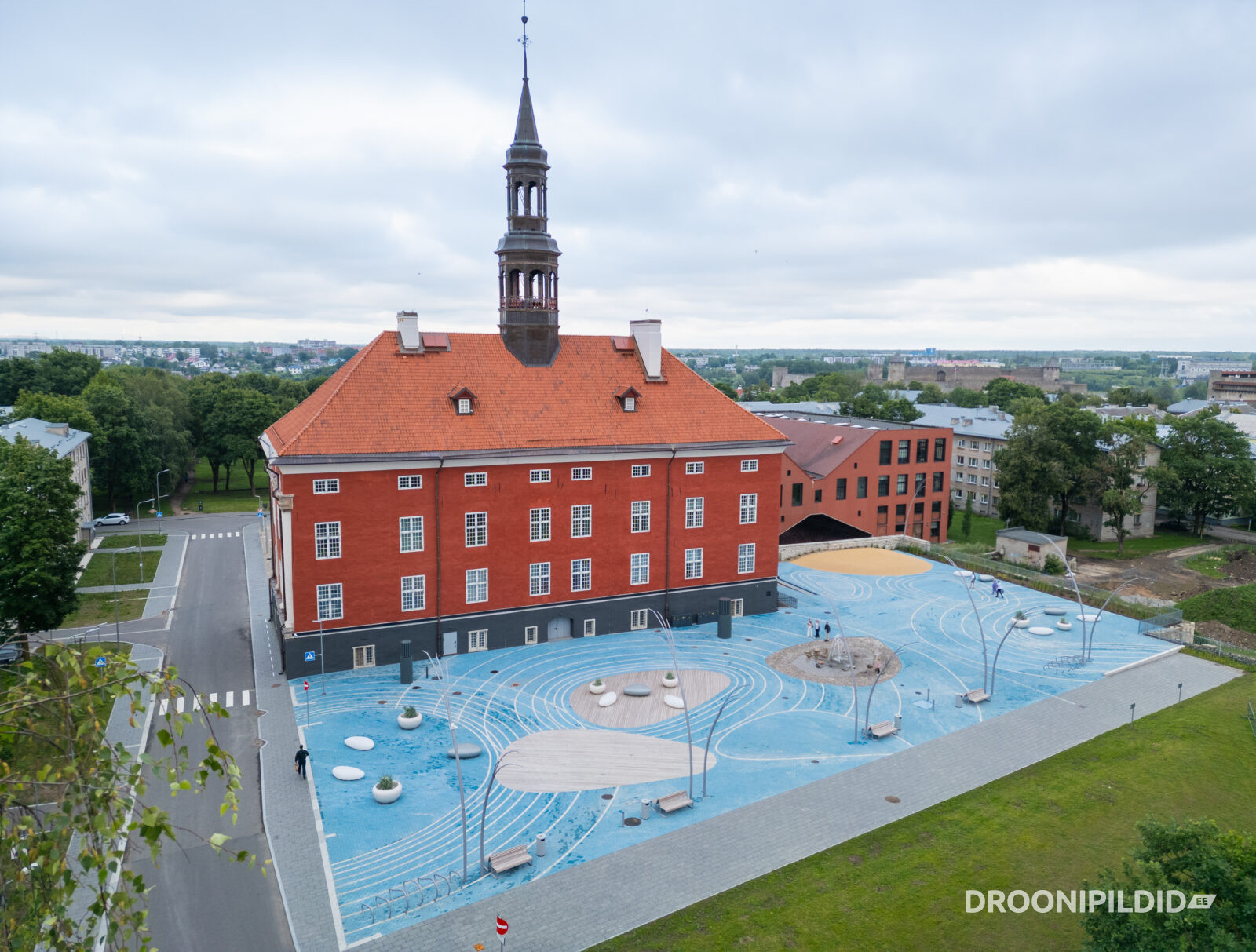 Narva, Stockholmi Plats, Narva Stockholmi plats, Narva linn, Narva Keskväljak, Narva raekoda, Virumaa