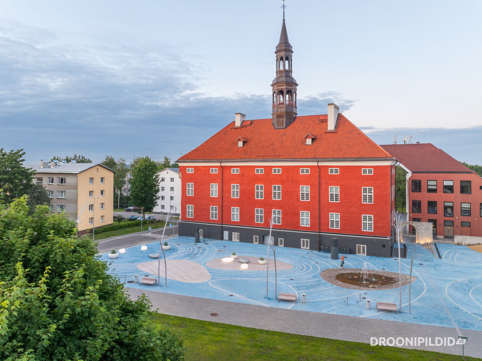 Narva, Stockholmi Plats, Narva Stockholmi plats, Narva linn, Narva Keskväljak, Narva raekoda, Virumaa