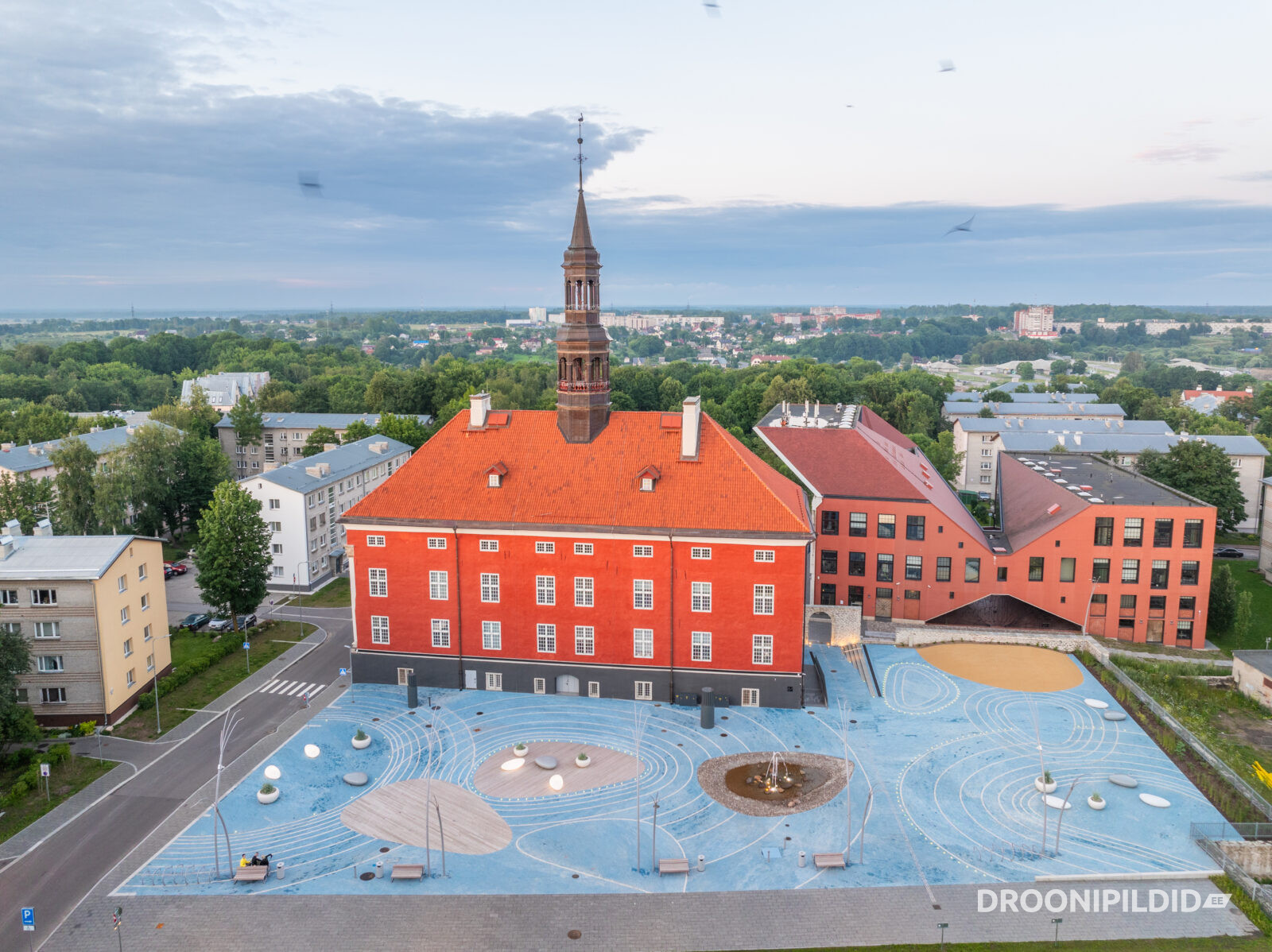 Narva, Stockholmi Plats, Narva Stockholmi plats, Narva linn, Narva Keskväljak, Narva raekoda, Virumaa