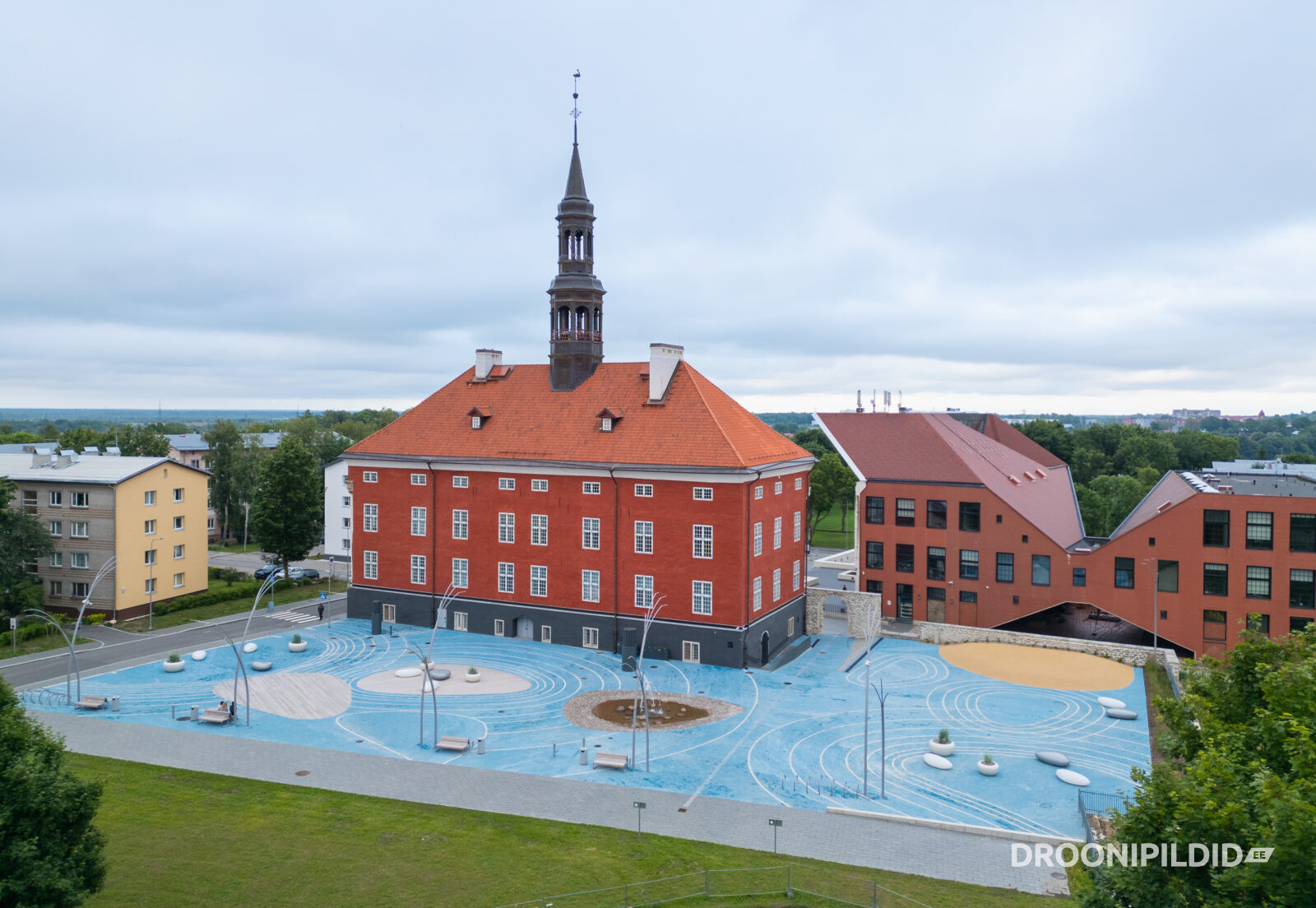 Narva, Stockholmi Plats, Narva Stockholmi plats, Narva linn, Narva Keskväljak, Narva raekoda, Virumaa