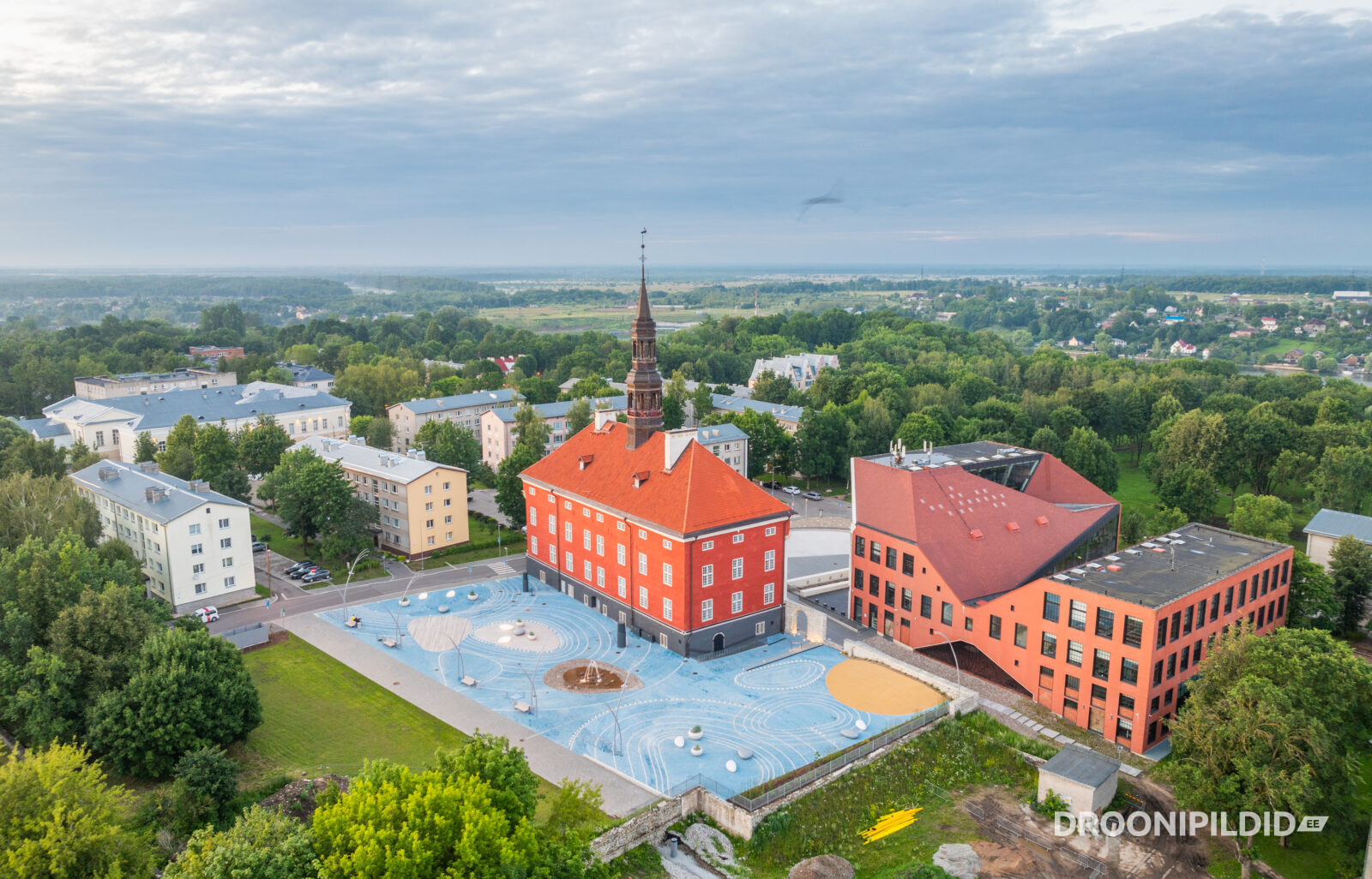 Narva, Stockholmi Plats, Narva Stockholmi plats, Narva linn, Narva Keskväljak, Narva raekoda, Virumaa