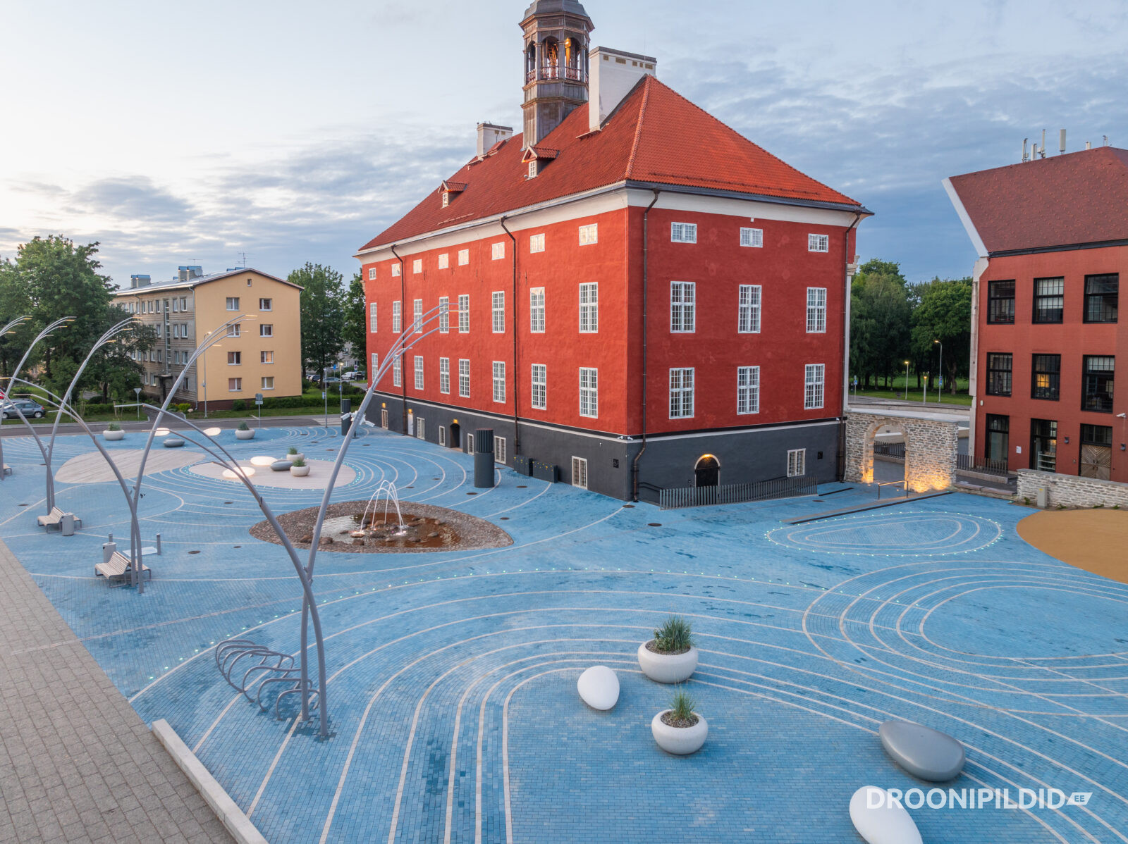 Narva, Stockholmi Plats, Narva Stockholmi plats, Narva linn, Narva Keskväljak, Narva raekoda, Virumaa