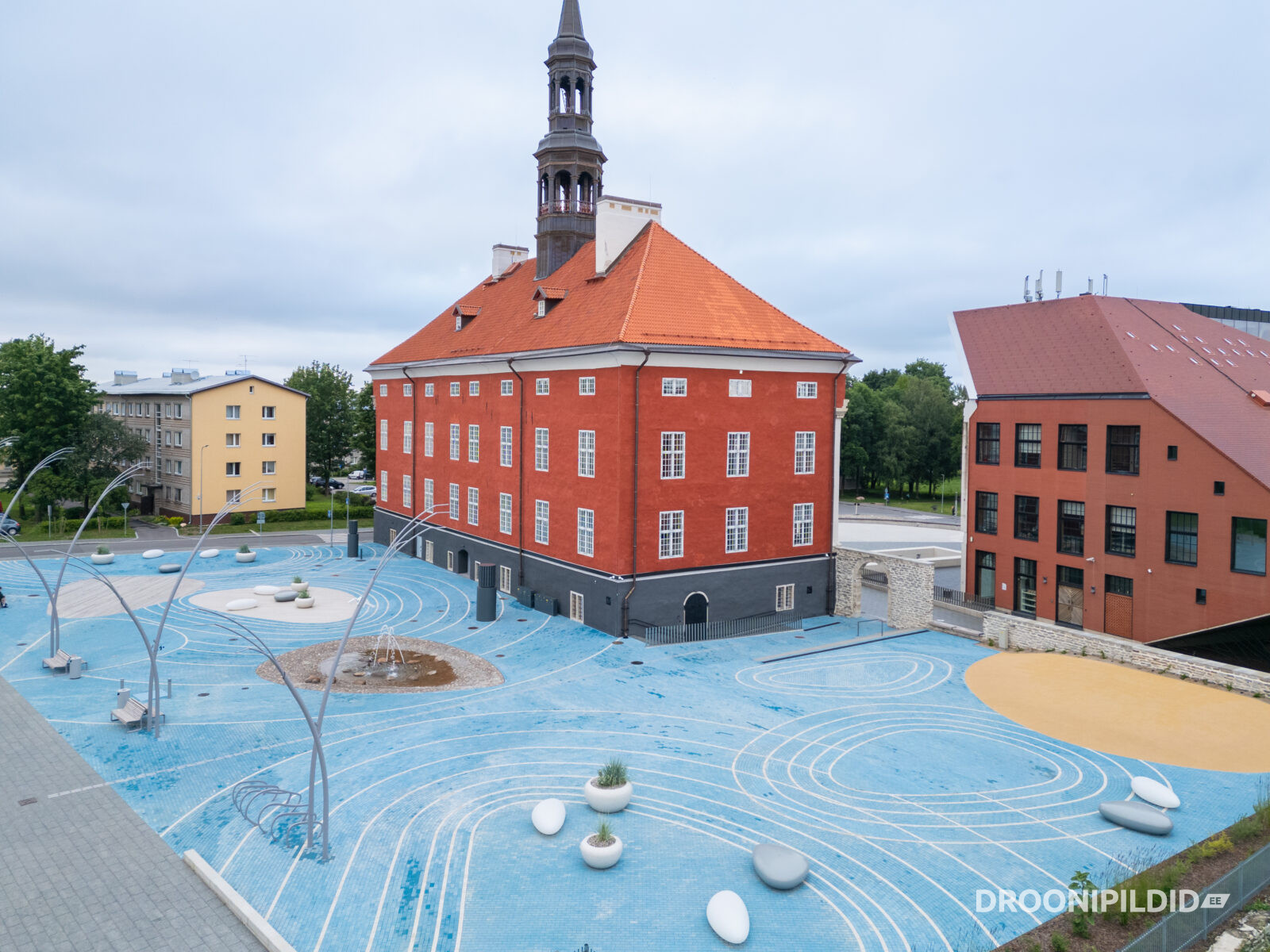 Narva, Stockholmi Plats, Narva Stockholmi plats, Narva linn, Narva Keskväljak, Narva raekoda, Virumaa