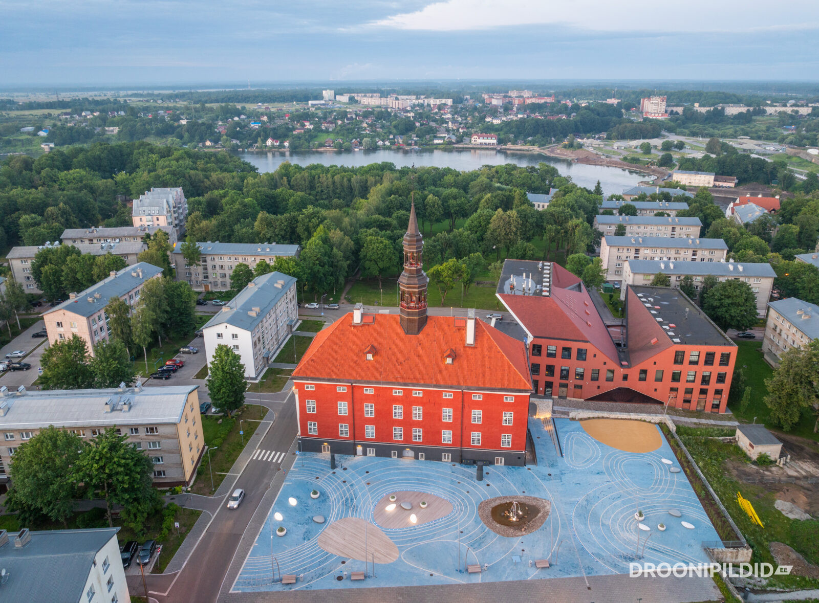 Narva, Stockholmi Plats, Narva Stockholmi plats, Narva linn, Narva Keskväljak, Narva raekoda, Virumaa