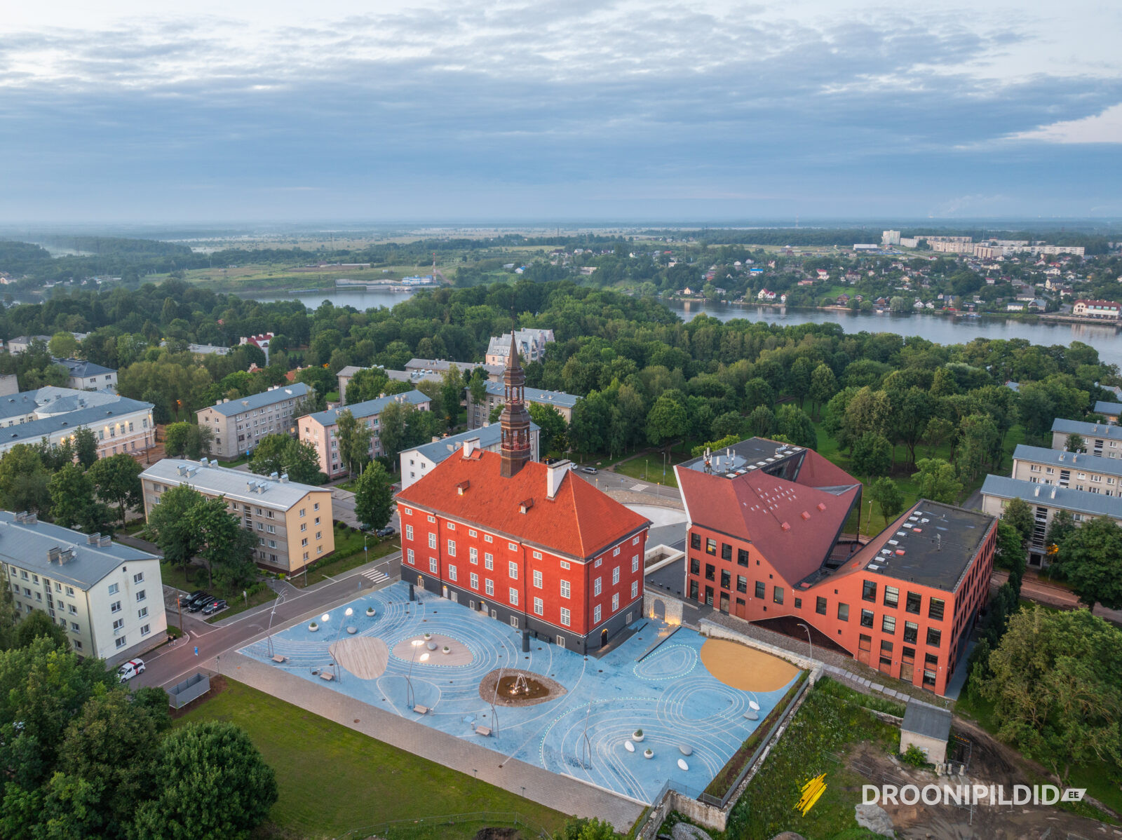 Narva, Stockholmi Plats, Narva Stockholmi plats, Narva linn, Narva Keskväljak, Narva raekoda, Virumaa