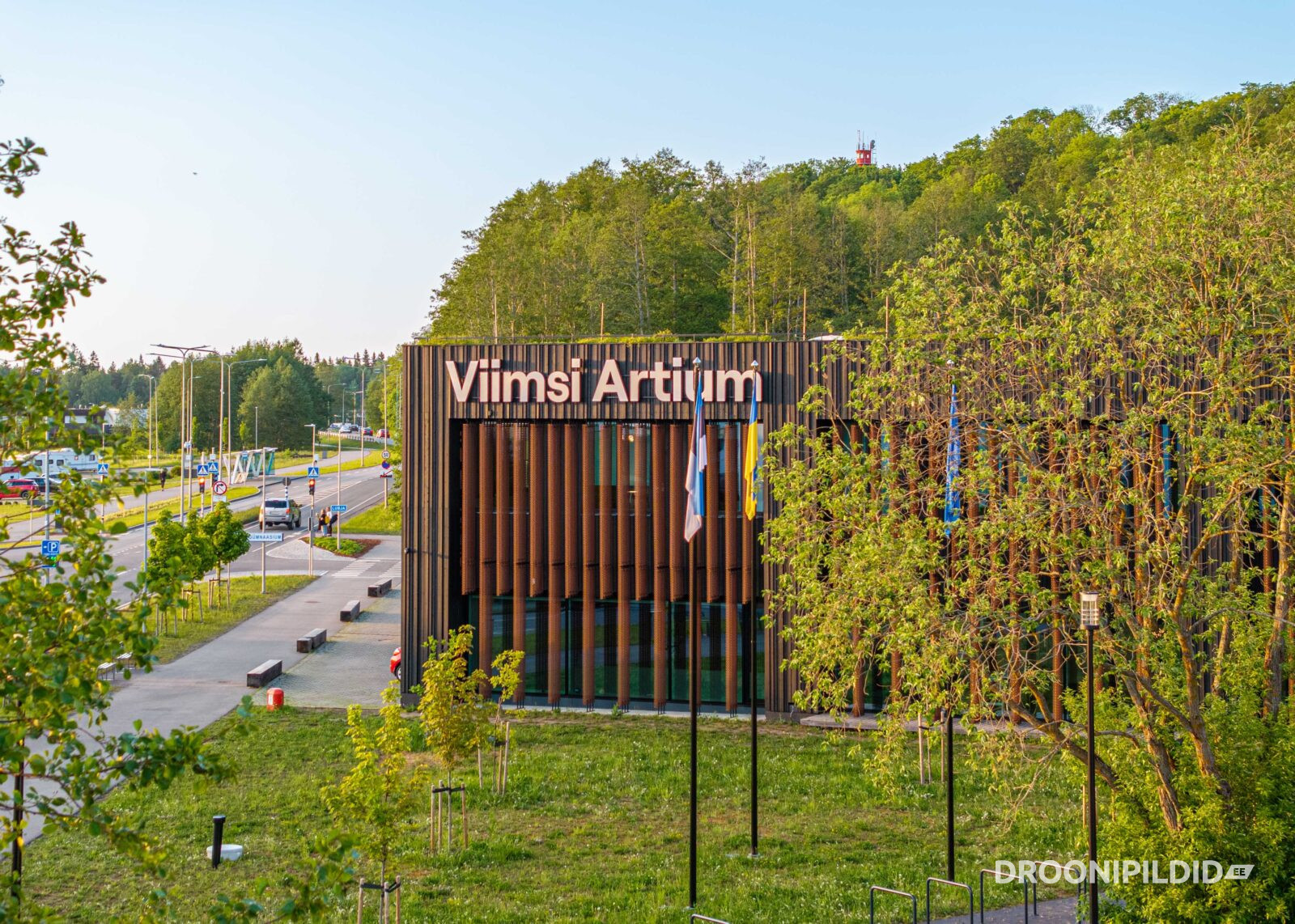 Viimsi Artium, Viimsi, Artium, Kultuuri- ja hariduskeskus Viimsi Artium, Viimsi kultuurikeskus, Visit Viimsi, arhitektuuripildid, arhitektuurifotograafia