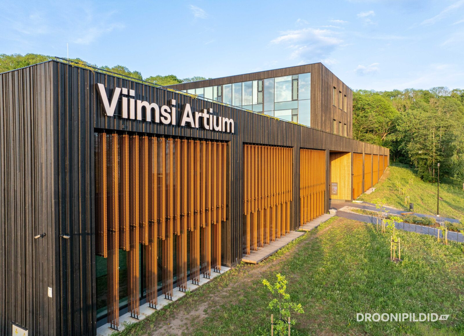 Viimsi Artium, Viimsi, Artium, Kultuuri- ja hariduskeskus Viimsi Artium, Viimsi kultuurikeskus, Visit Viimsi, arhitektuuripildid, arhitektuurifotograafia