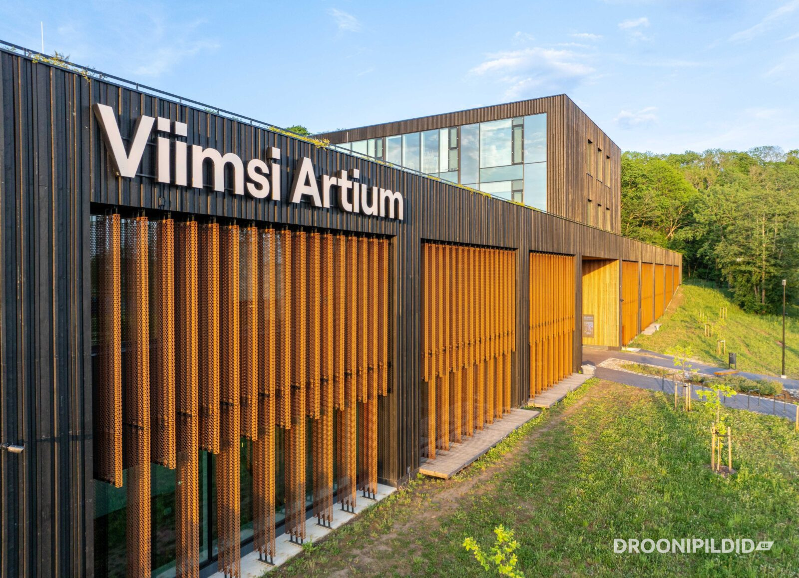 Viimsi Artium, Viimsi, Artium, Kultuuri- ja hariduskeskus Viimsi Artium, Viimsi kultuurikeskus, Visit Viimsi, arhitektuuripildid, arhitektuurifotograafia