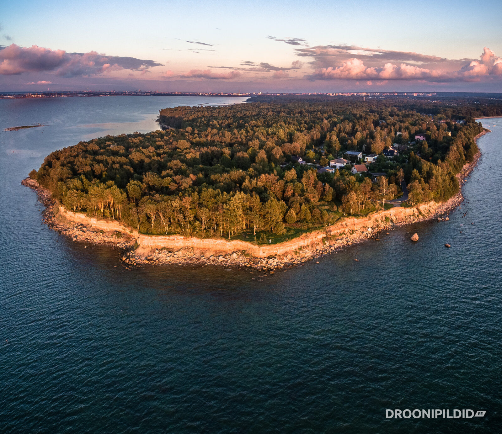 Kakumäe, Kakumäe poolsaar, Kakumäe pank, Kakumäe Tallinn, Kakumäe poolsaar droonipilt