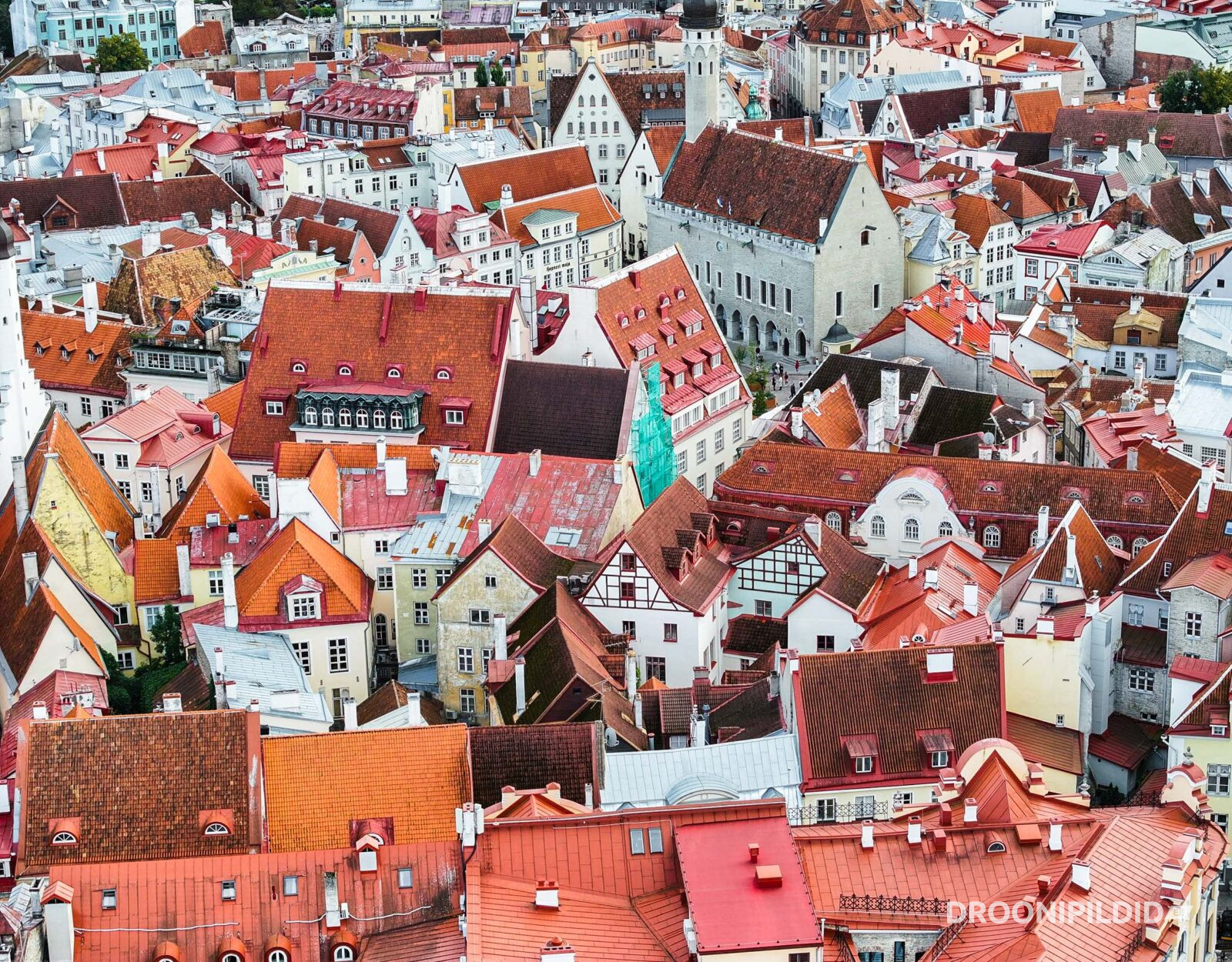 Tallinn Vanalinn, Tallinn, Droonipildid tallinnast, Tallinn Old Town, Tallinn Old Town Architecture, Tallinn Old Town drone