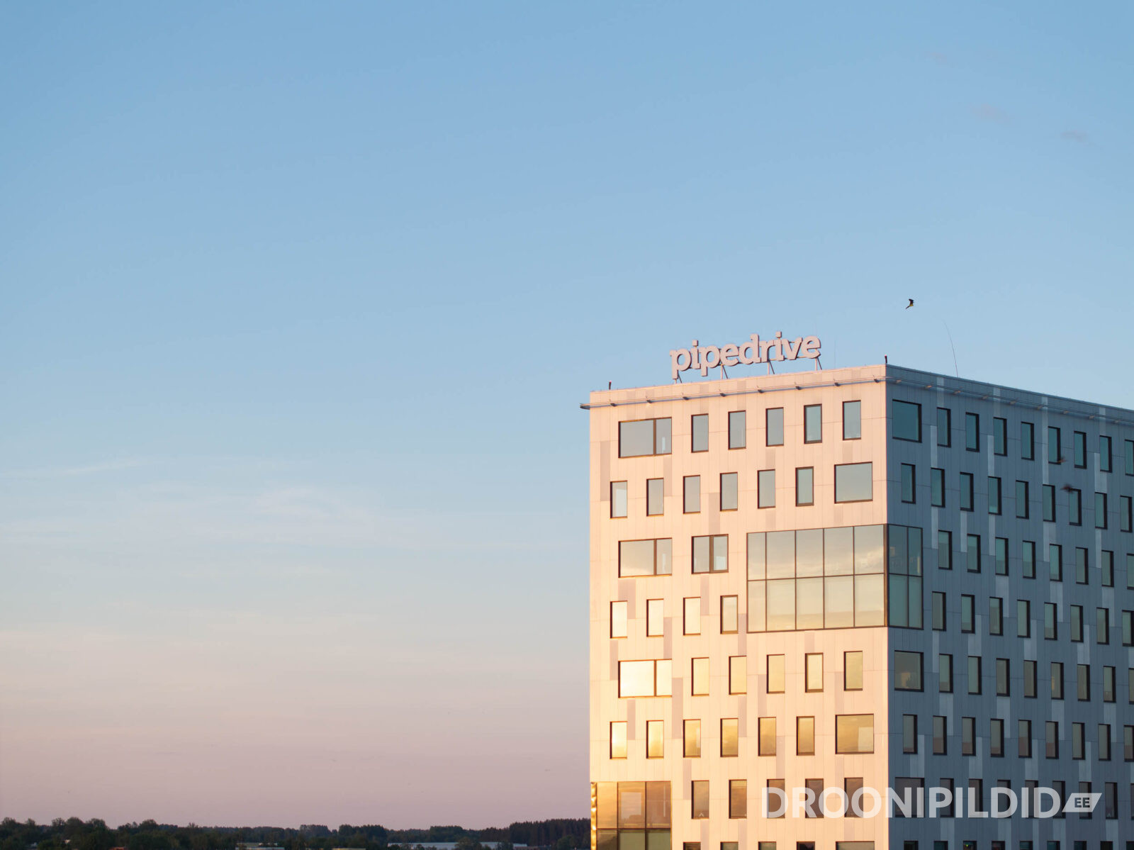 Paju 2 Paju 2 Tartu büroohoone droonifotod – Pipedrive, Rand & Tuulberg ja Ehitustrust