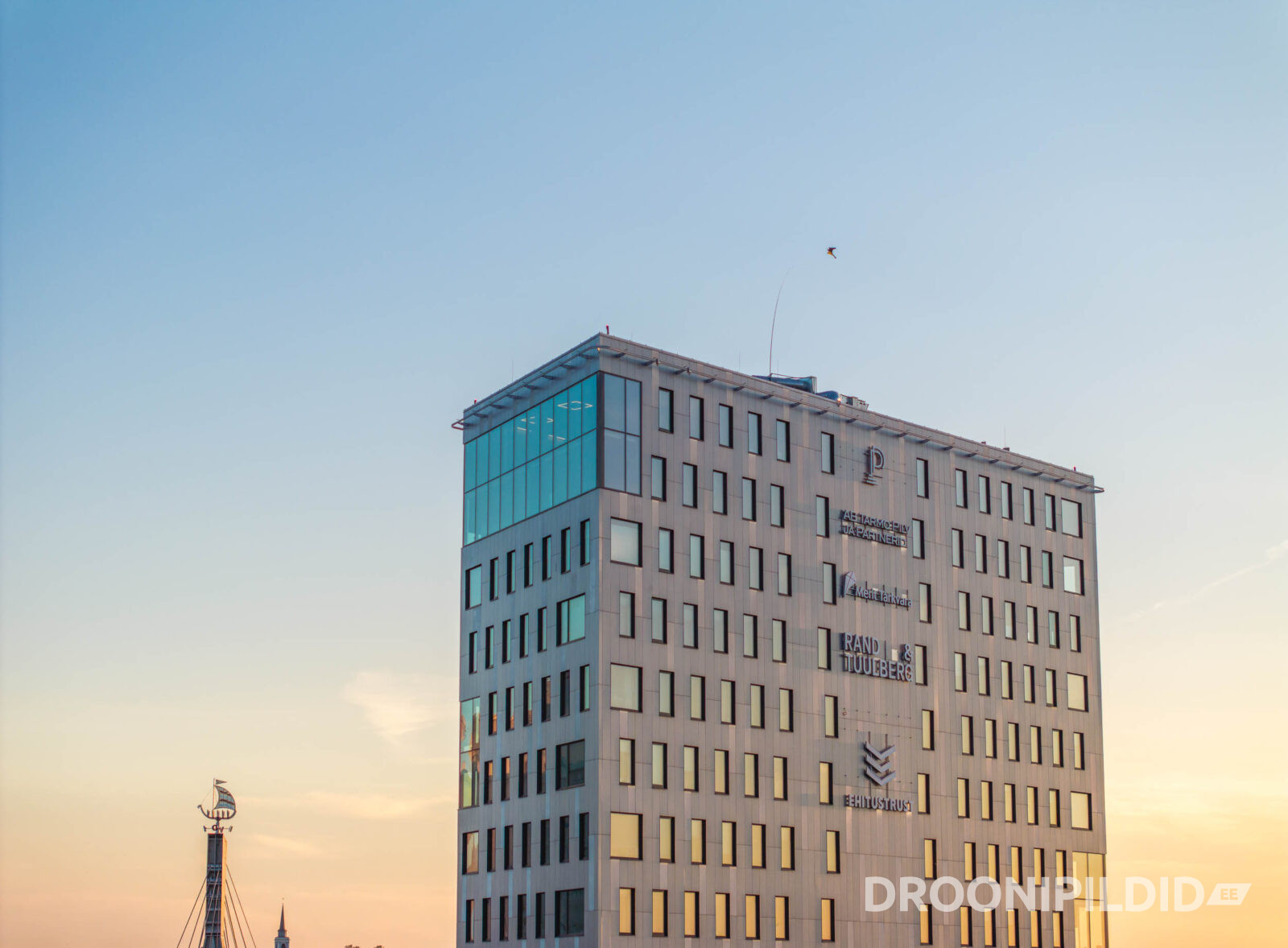 Paju 2 Paju 2 Tartu büroohoone droonifotod – Pipedrive, Rand & Tuulberg ja Ehitustrust