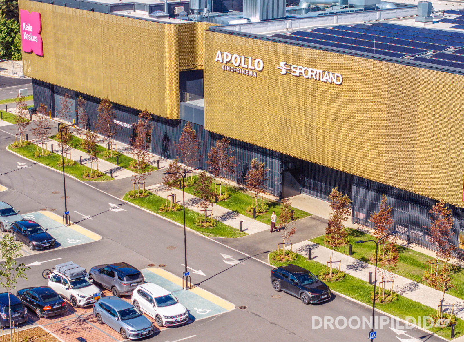 Keila Keskus Keilas, Apollo Kino ja Sportland droonifotol