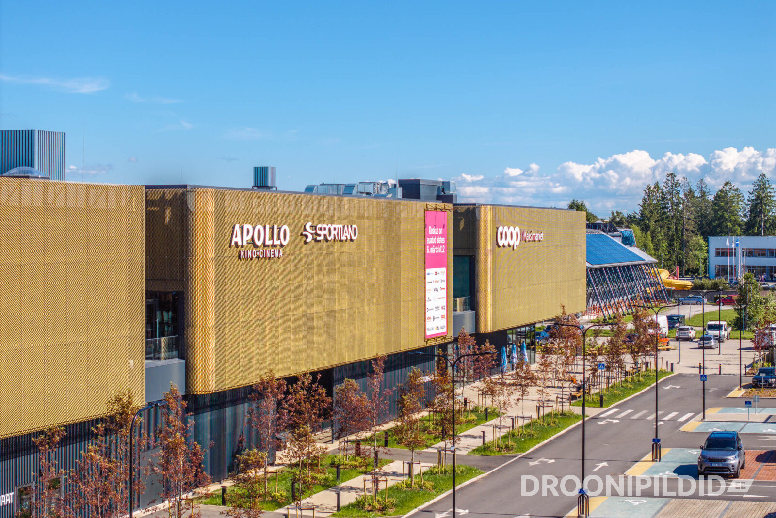 Keila Keskus Keilas, Apollo Kino ja Sportland droonifotol