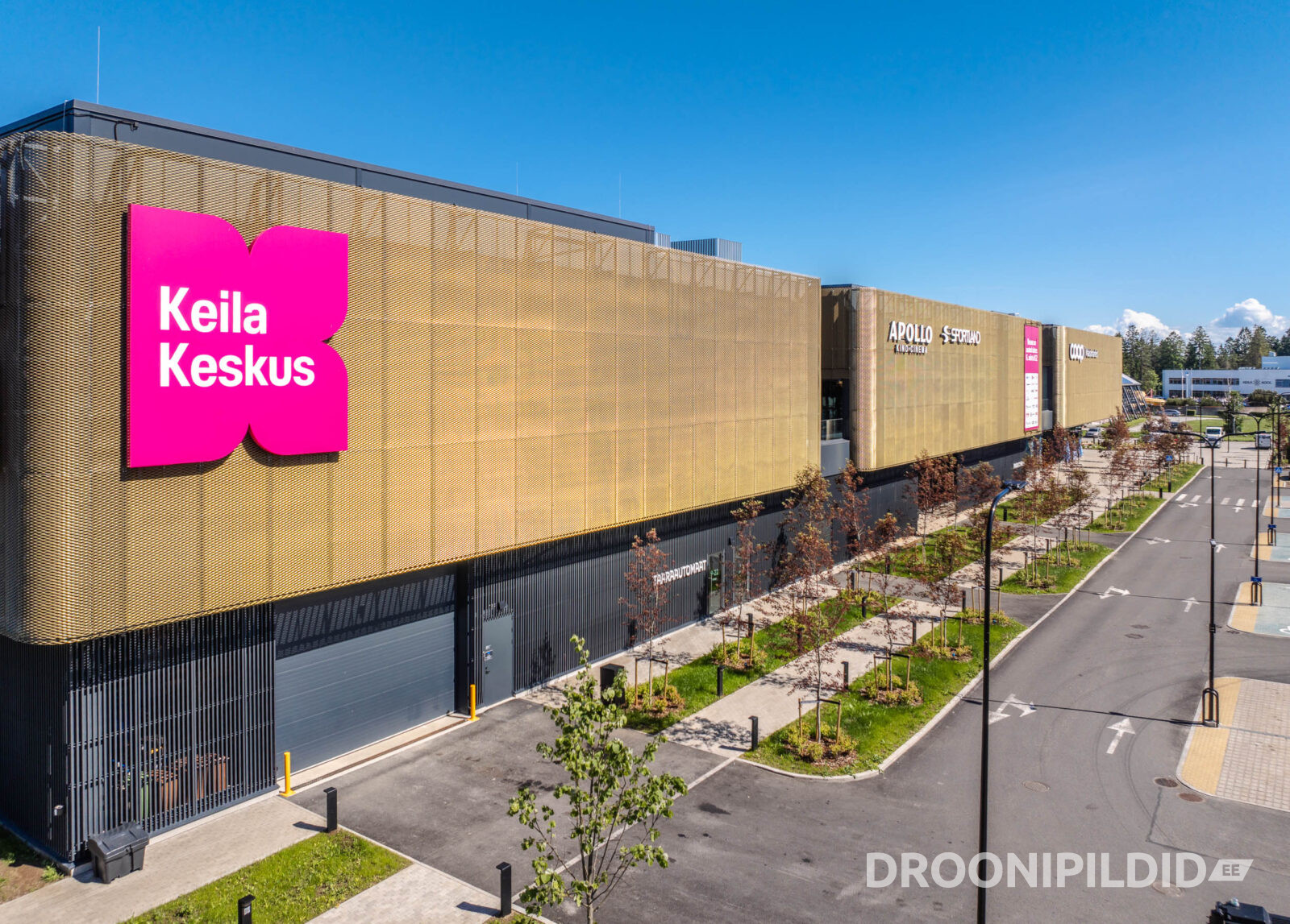 Keila Keskus Keilas, Apollo Kino ja Sportland droonifotol