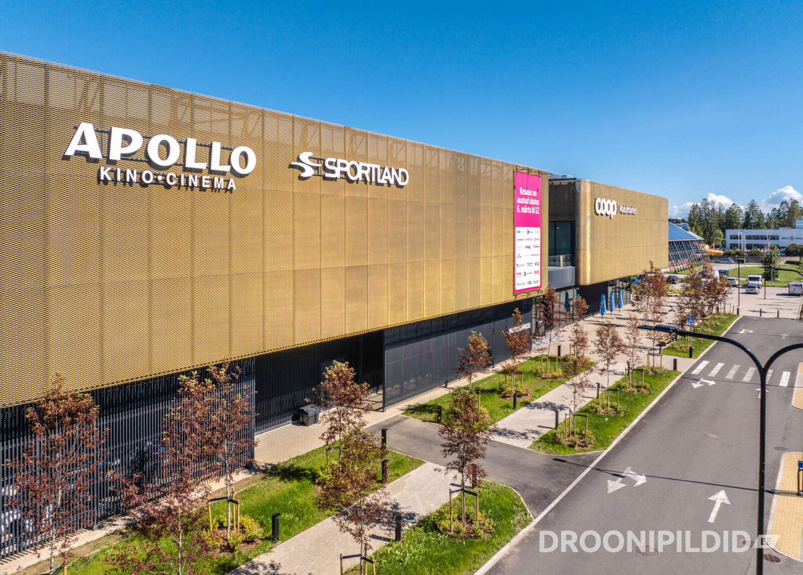 Keila Keskus Keilas, Apollo Kino ja Sportland droonifotol